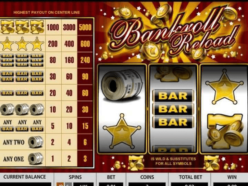 Bankroll Reload 1 Line