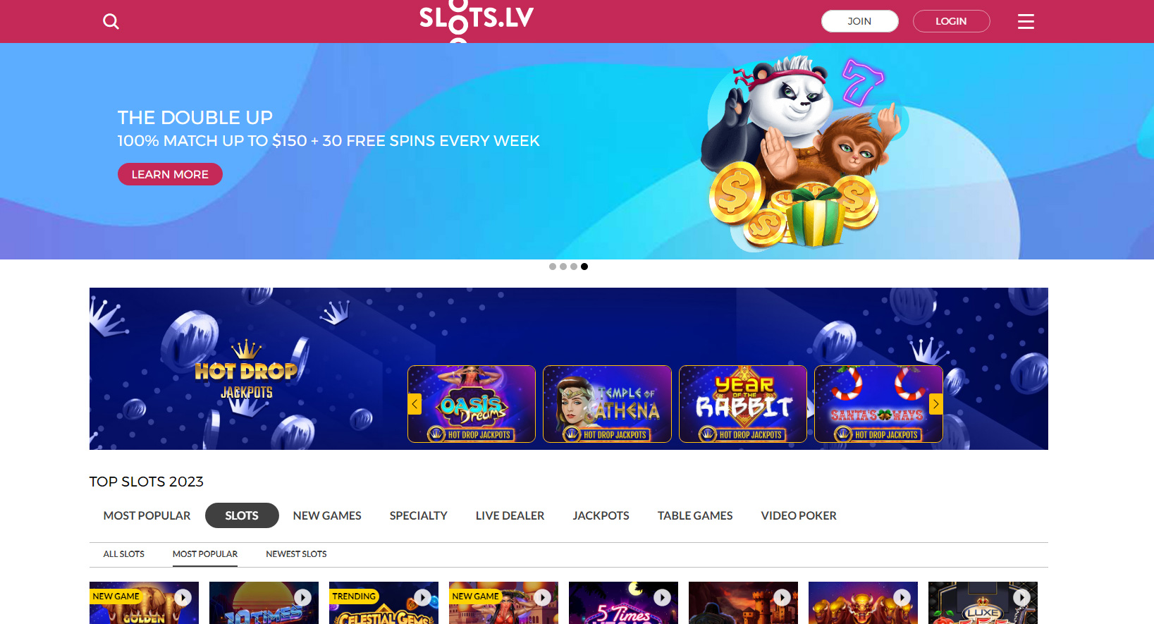Slots.LV Website